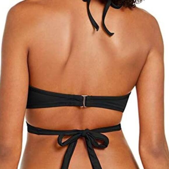 Sundazed Simone Black Wrap Bikini Top size 32C NEW - Picture 8 of 8